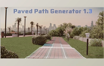 Download Blender Market – Paved <span class='badge badge-warning'>Path</span> Generator v1.3