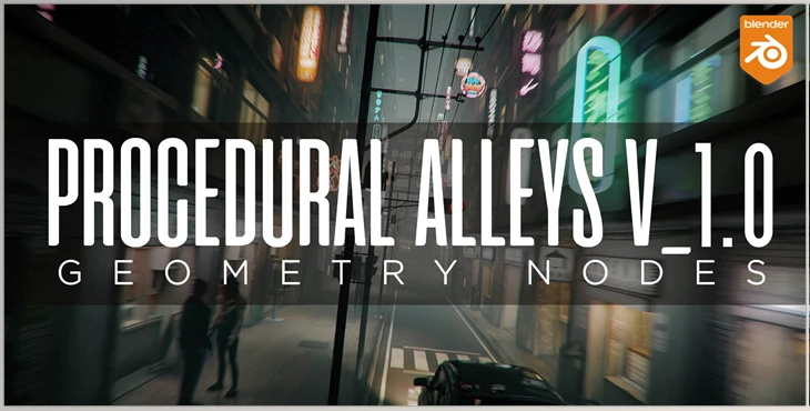 Download Blender Market – Procedural Alleys v2.1.0