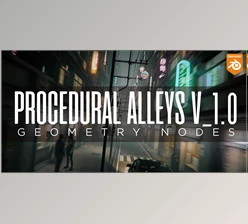 Download Blender Market – Procedural Alleys 2.1.0