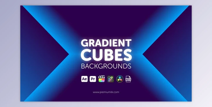 Download Gradient Cubes Backgrounds (Videohive 45237181) - AE Project