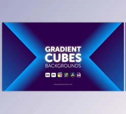 Download Gradient Cubes Backgrounds (Videohive 45237181) - AE Project