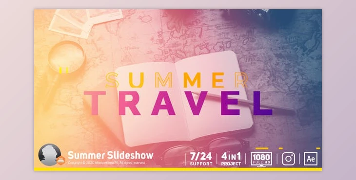 Download Summer Slideshow (Videohive 20084057) - AE Project