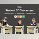 Download UI8 – Student Character 3D Illustration